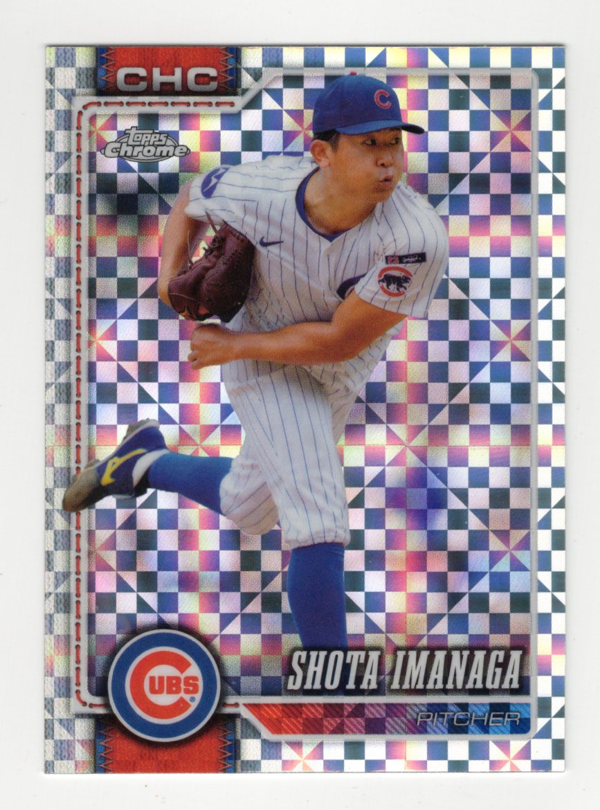 2026 Topps Chrome Shota Imanaga Card X-Fractors Chicago Cubs