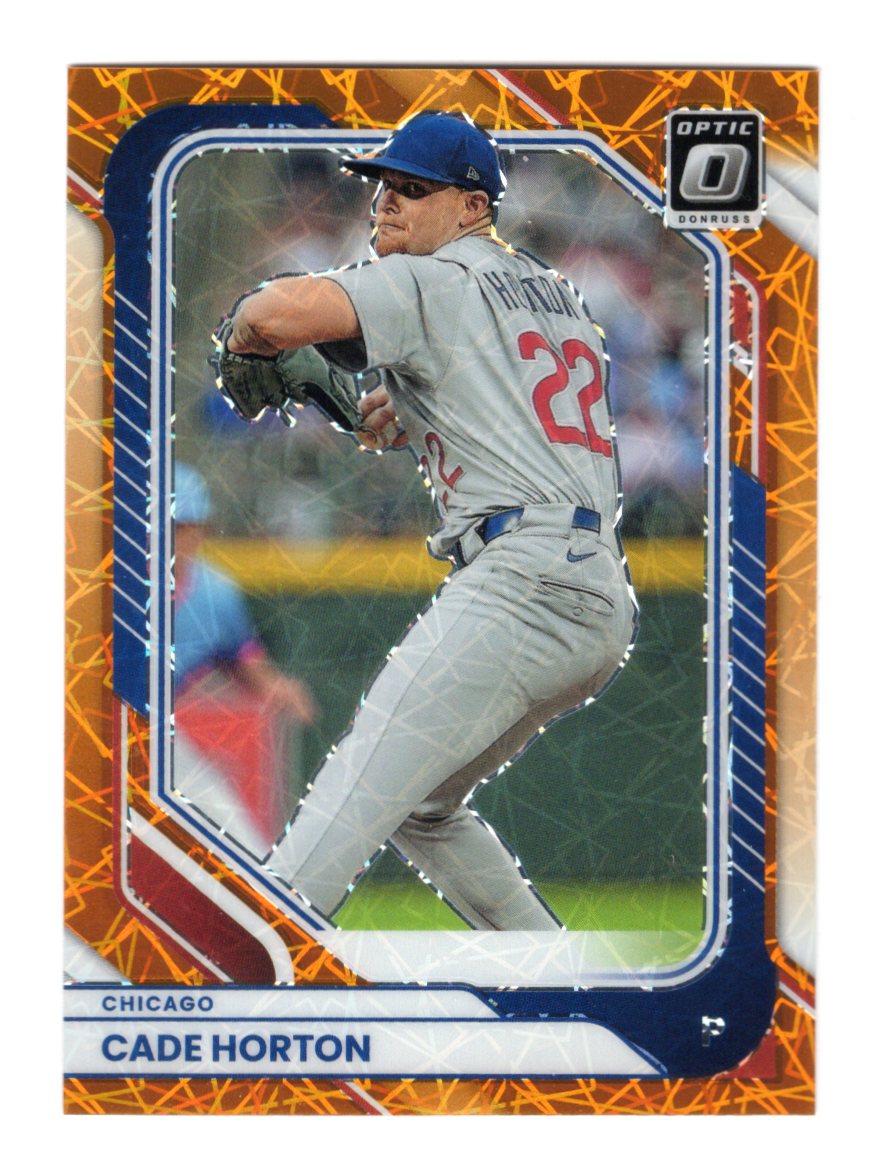 2026 Donruss Cade Horton Card Optic Orange Velocity Chicago Cubs