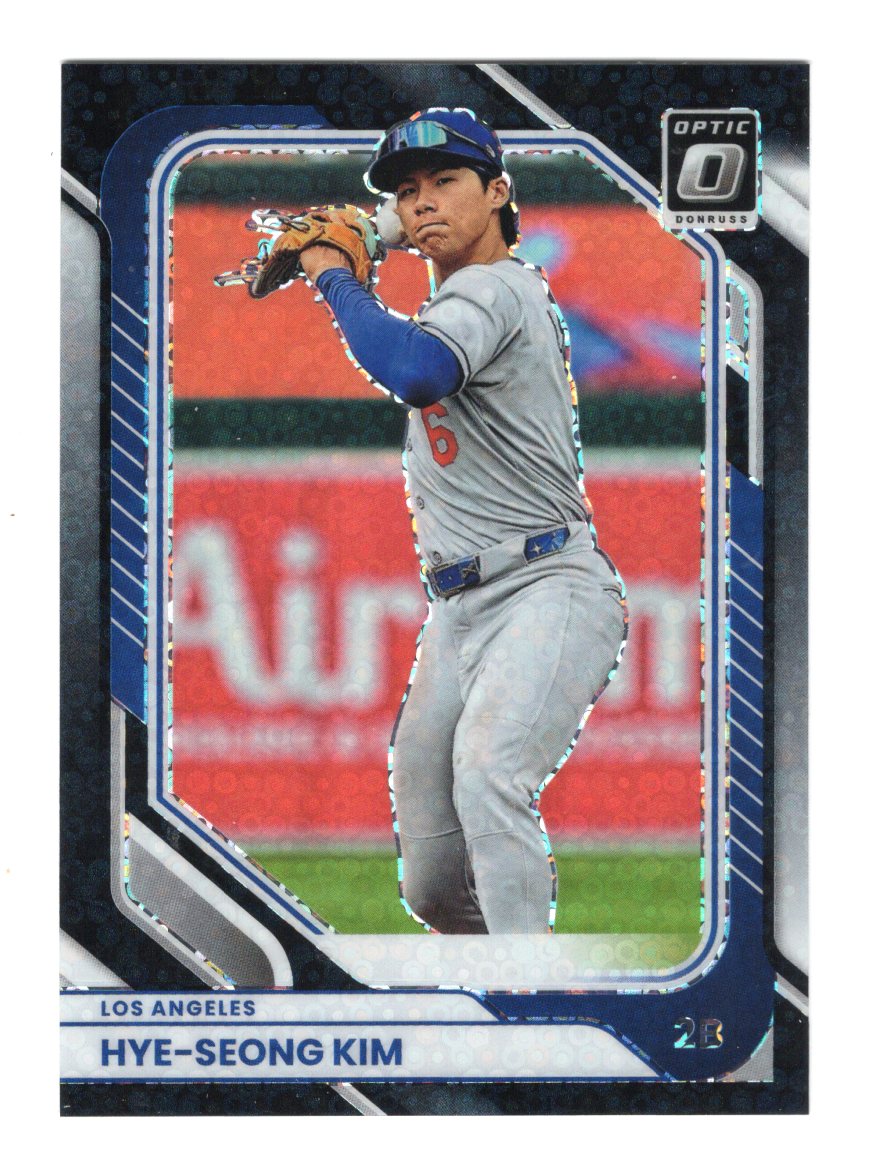 2026 Donruss Hye-Seong Kim Card Optic Circles Los Angeles Dodgers