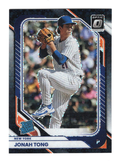 2026 Donruss Jonah Tong Card Optic Circles RC New York Mets