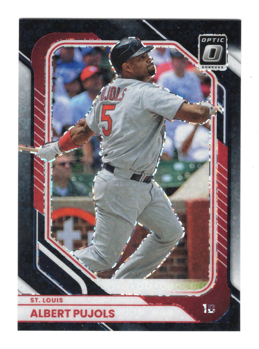2026 Donruss Albert Pujols Card Optic Circles St. Louis Cardinals