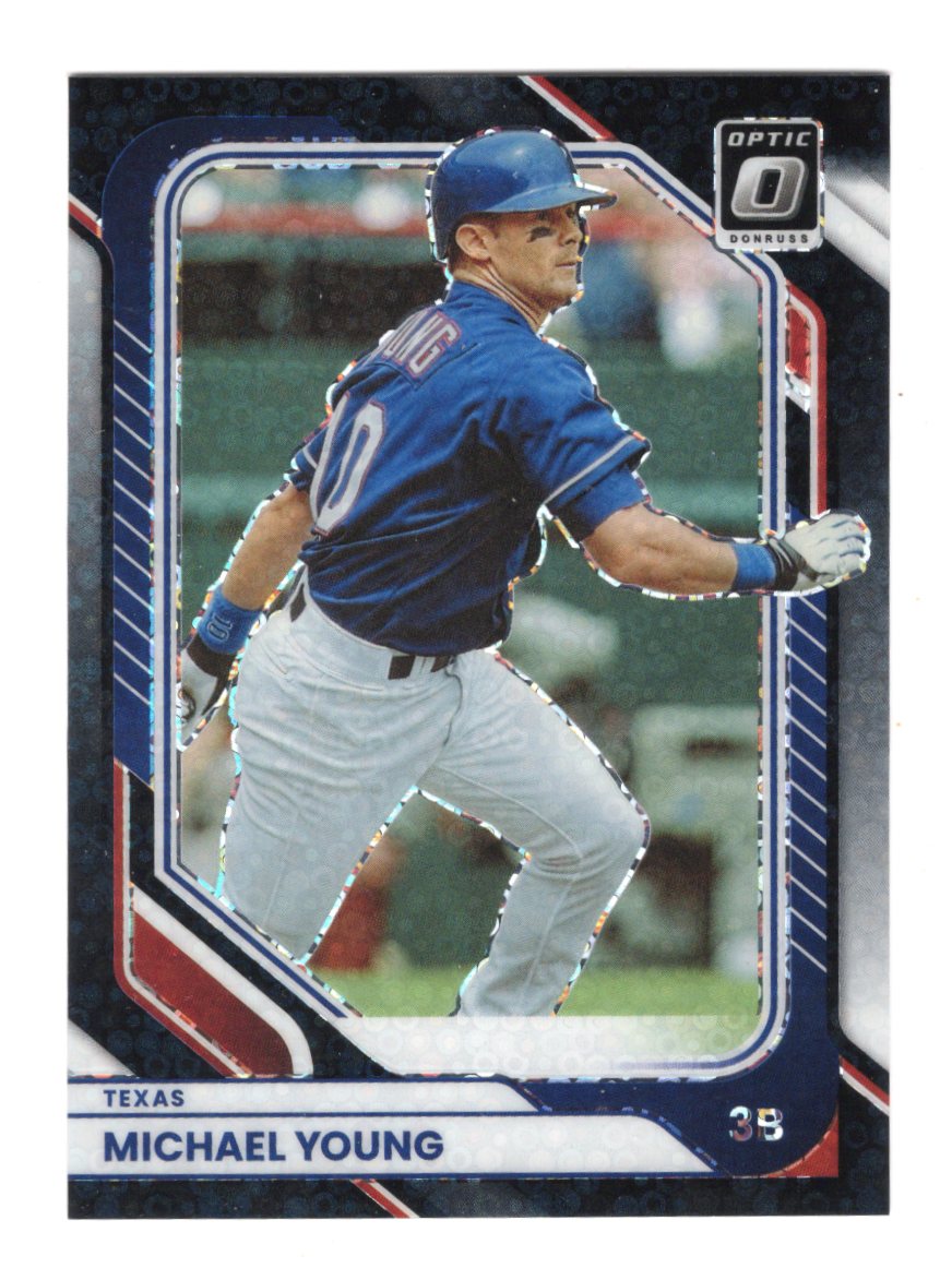 2026 Donruss Michael Young Card Optic Circles Texas Rangers