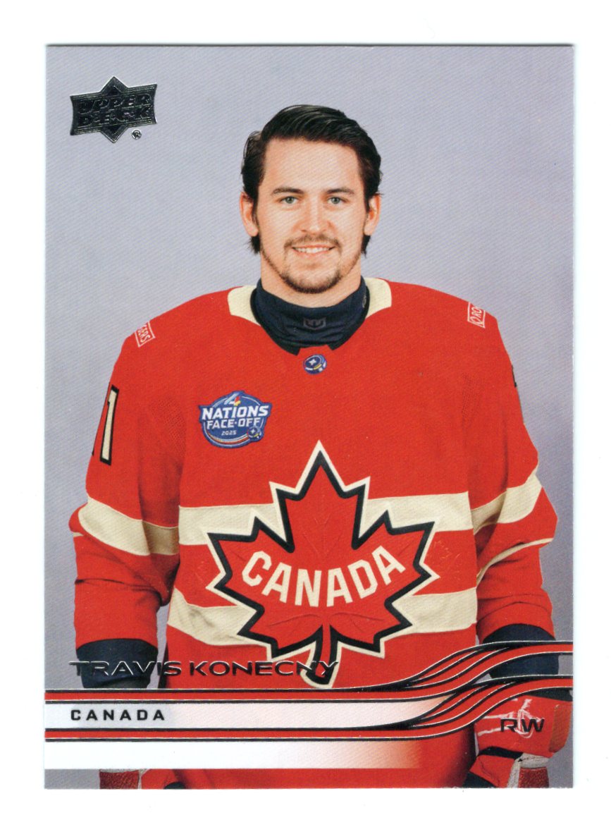 2025-26 Upper Deck Travis Konecny Card Canada