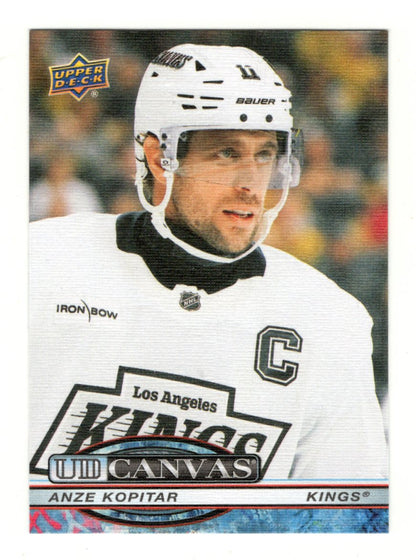 2025-26 Upper Deck Anze Kopitar Card UD Canvas Los Angeles Kings