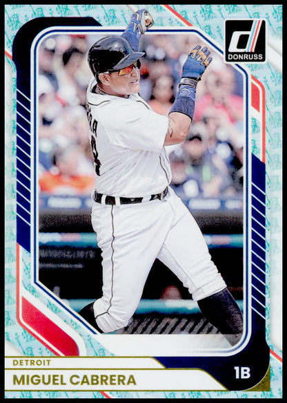 2026 Donruss Miguel Cabrera Card Liberty Detroit Tigers
