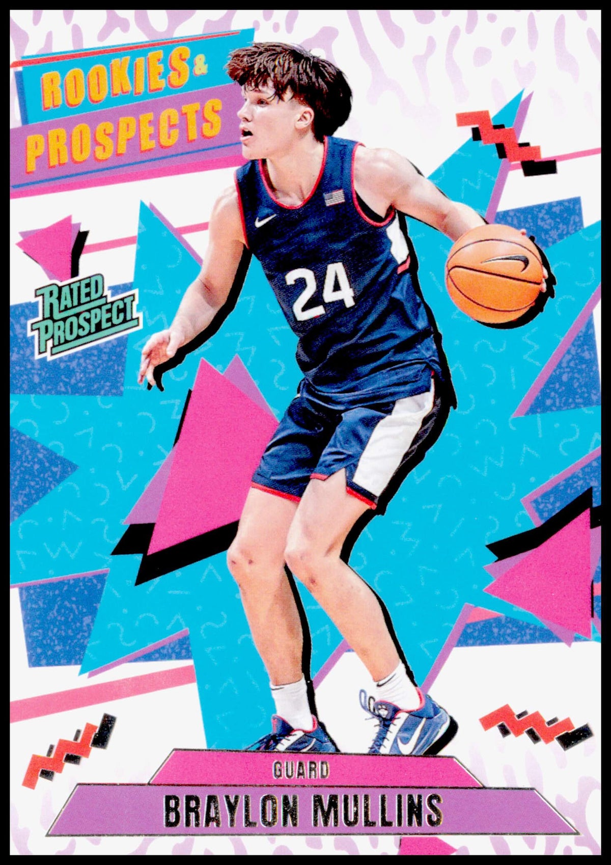 2026 Panini Decades 90s Pop Culture Braylon Mullins Card Connecticut Huskies