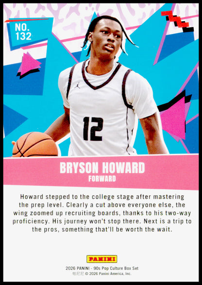 2026 Panini Decades 90s Pop Culture Bryson Howard Card