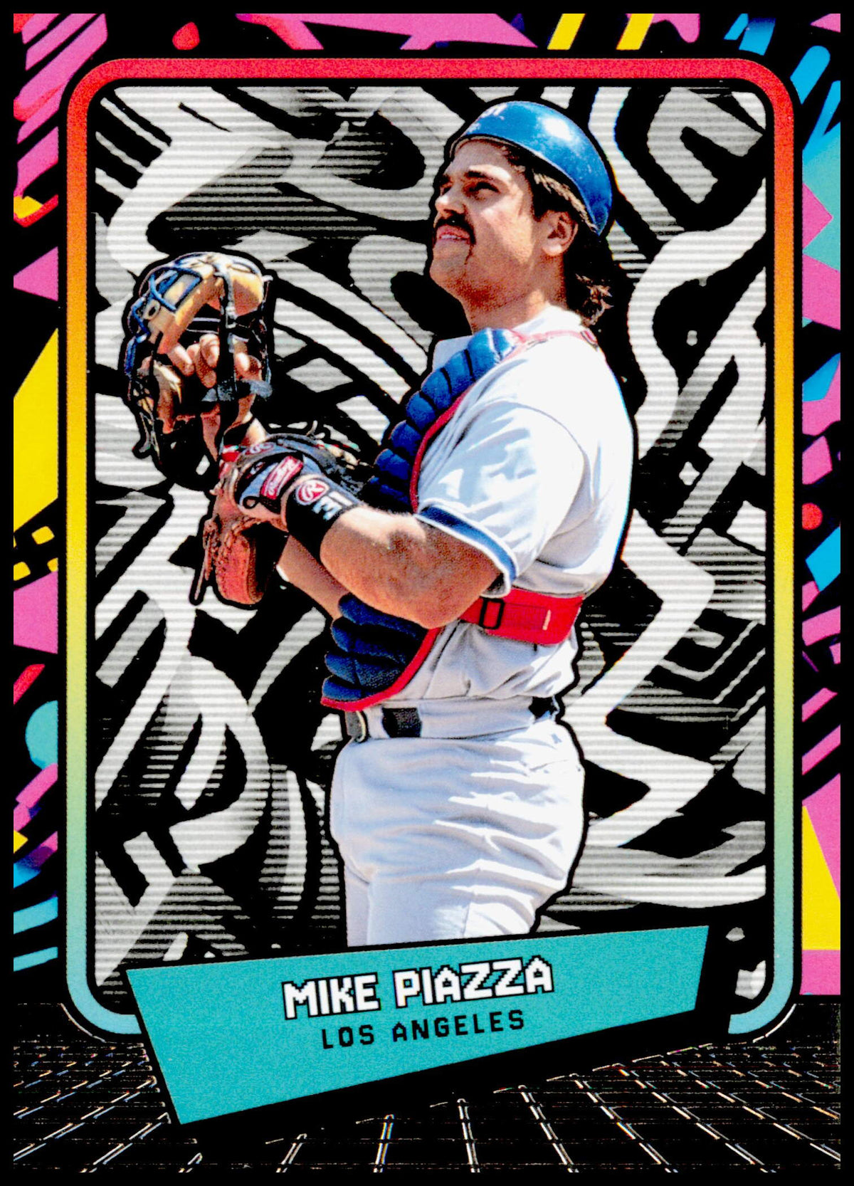 2026 Panini Decades 90s Pop Culture Mike Piazza Card Los Angeles Dodgers