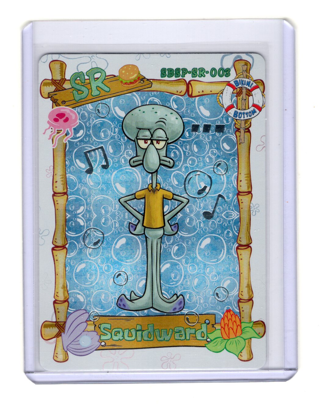 2024 SpongeBob SquarePants Squidward SR SBSP-SR-003 Super Rare Holo Trading Card