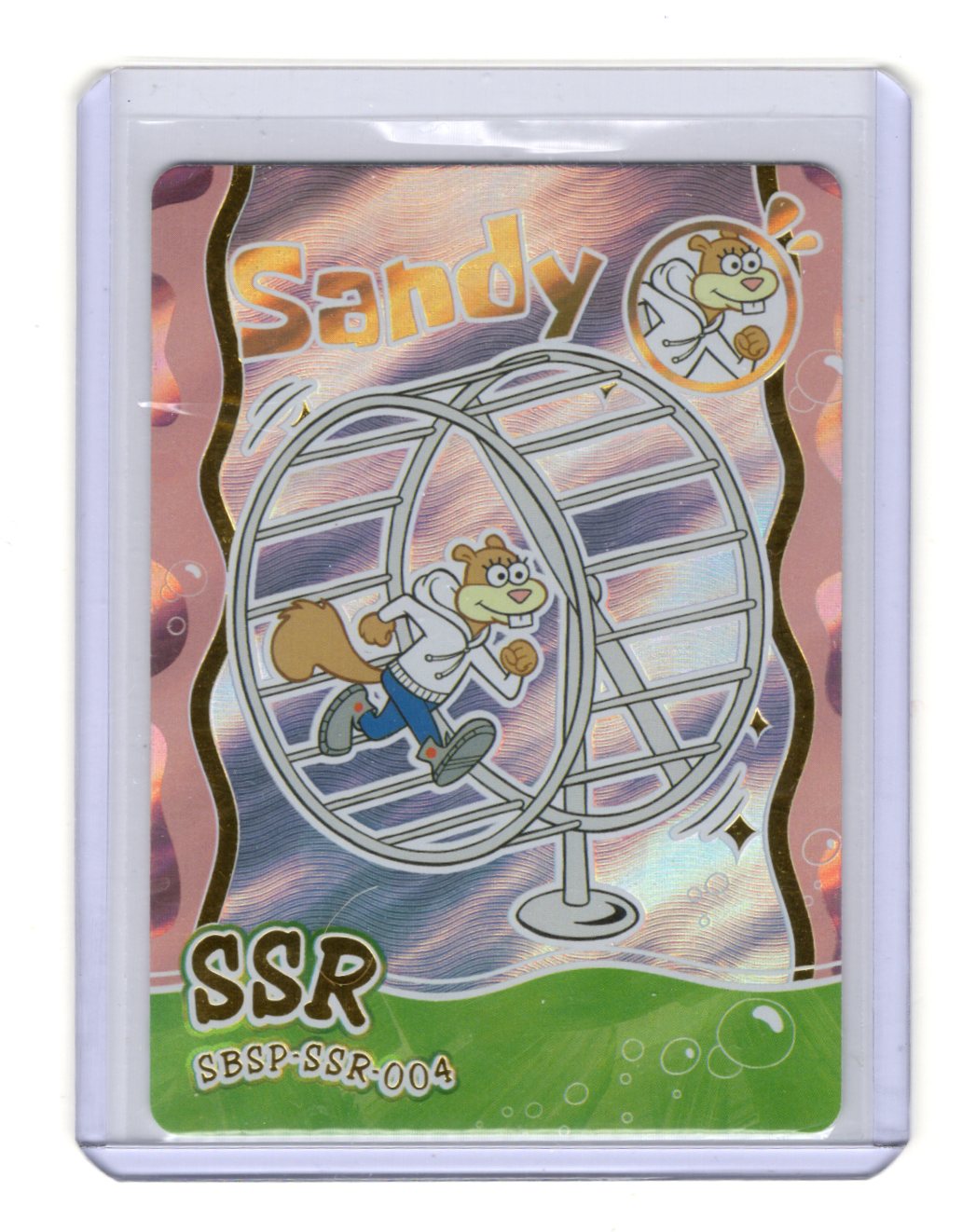 2024 SpongeBob SquarePants Sandy Cheeks SSR SBSP-SSR-004 Foil Holo Trading Card