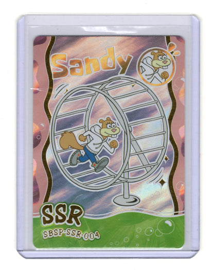 2024 SpongeBob SquarePants Sandy Cheeks SSR SBSP-SSR-004 Foil Holo Trading Card