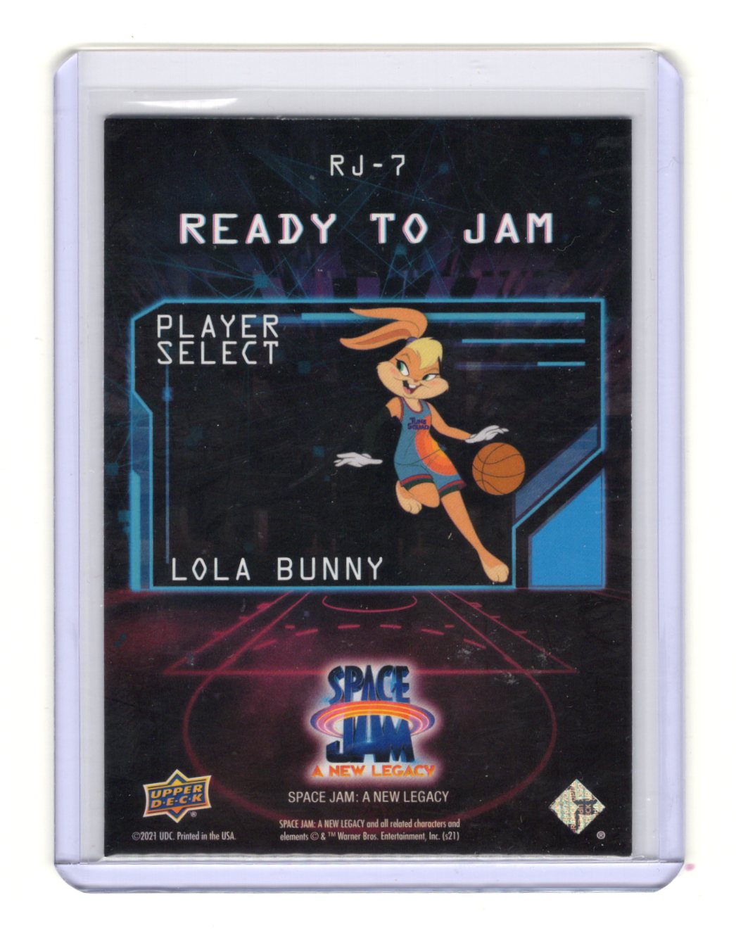 2021 Upper Deck Space Jam: A New Legacy Lola Bunny Card Ready to Jam