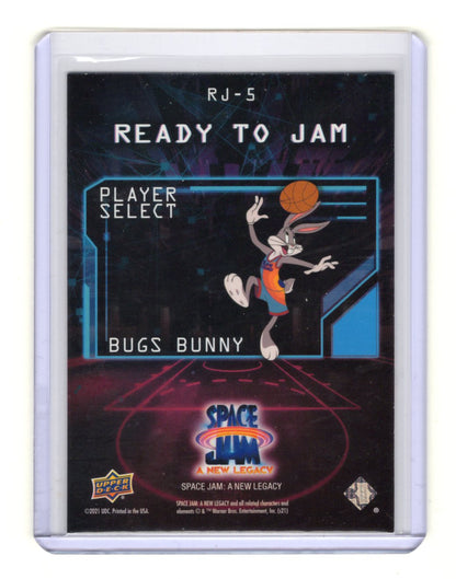 2021 Upper Deck Space Jam: A New Legacy Bugs Bunny Card Ready to Jam