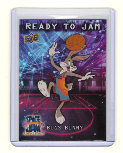 2021 Upper Deck Space Jam: A New Legacy Bugs Bunny Card Ready to Jam