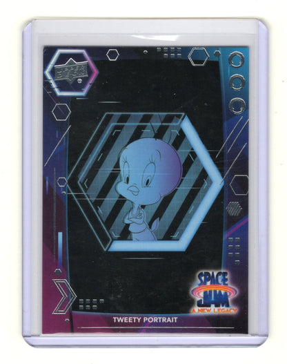 2021 Upper Deck Space Jam: A New Legacy Tweety Portrait Card