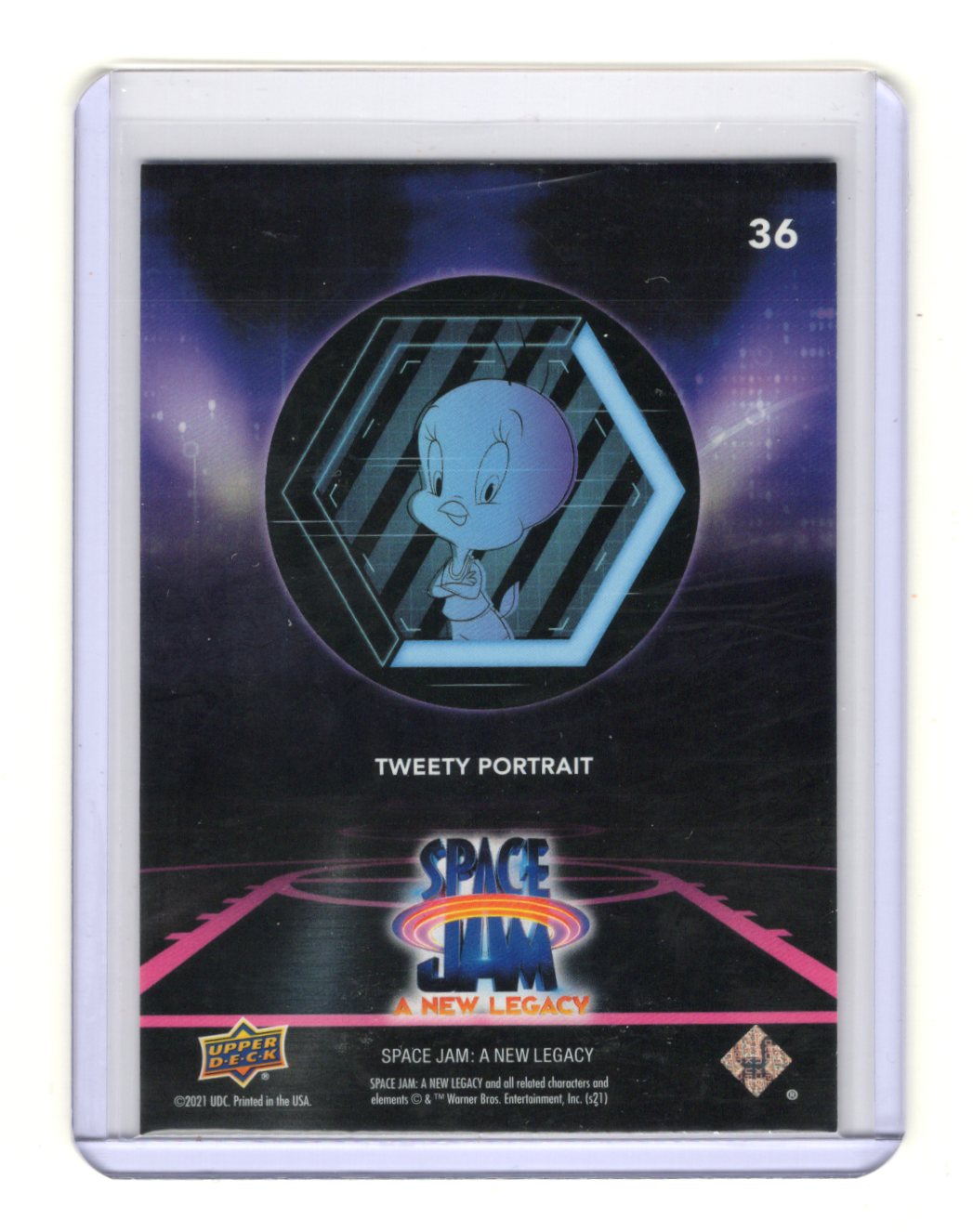 2021 Upper Deck Space Jam: A New Legacy Tweety Portrait Card