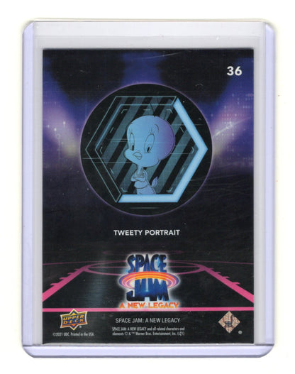 2021 Upper Deck Space Jam: A New Legacy Tweety Portrait Card