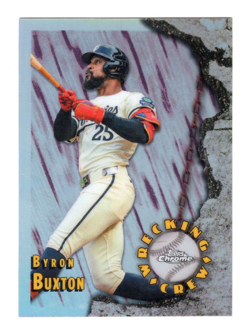 2026 Topps Chrome Byron Buxton Card Wrecking Crew Minnesota Twins