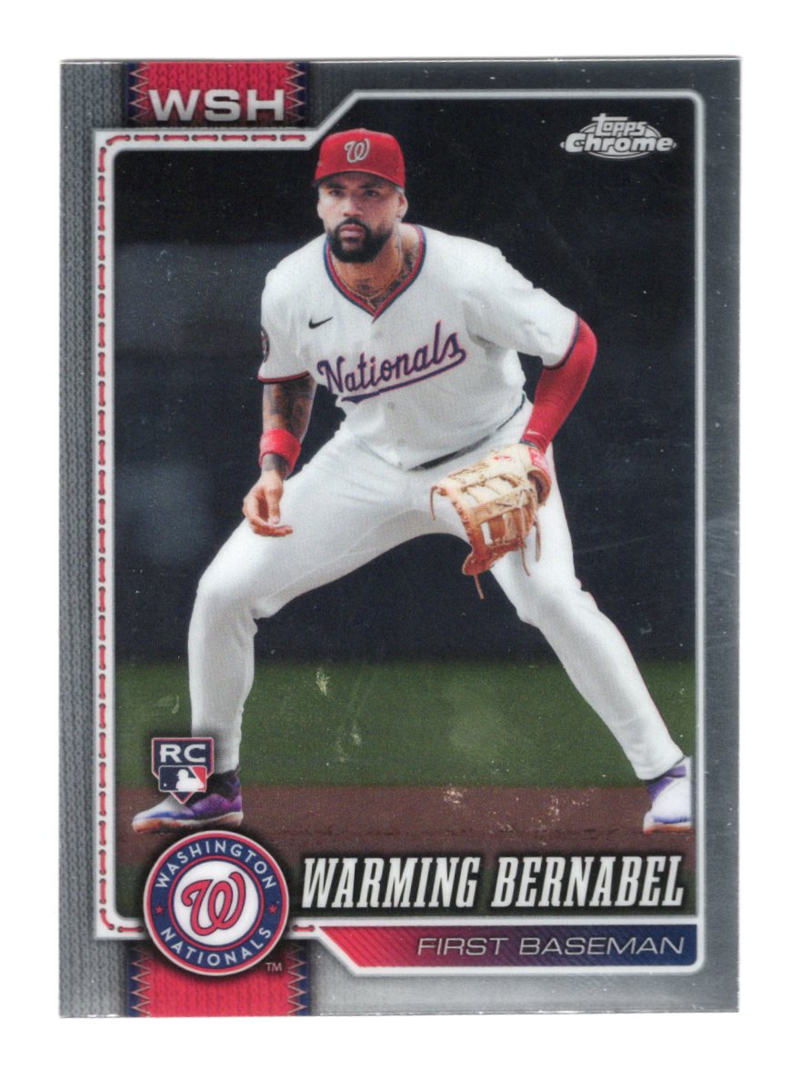 2026 Topps Chrome Warming Bernabel Card RC Washington Nationals