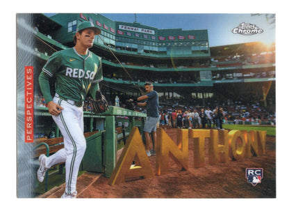 2026 Topps Chrome Roman Anthony Card Perspectives Boston Red Sox