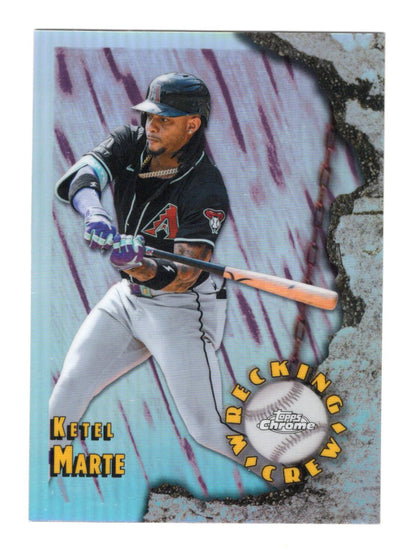 2026 Topps Chrome Ketel Marte Card Wrecking Crew Arizona Diamondbacks