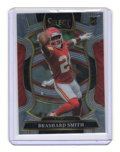2025 Panini Select Brashard Smith Card RC Kansas City Chiefs
