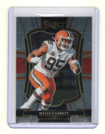 2025 Panini Select Myles Garrett Card Cleveland Browns