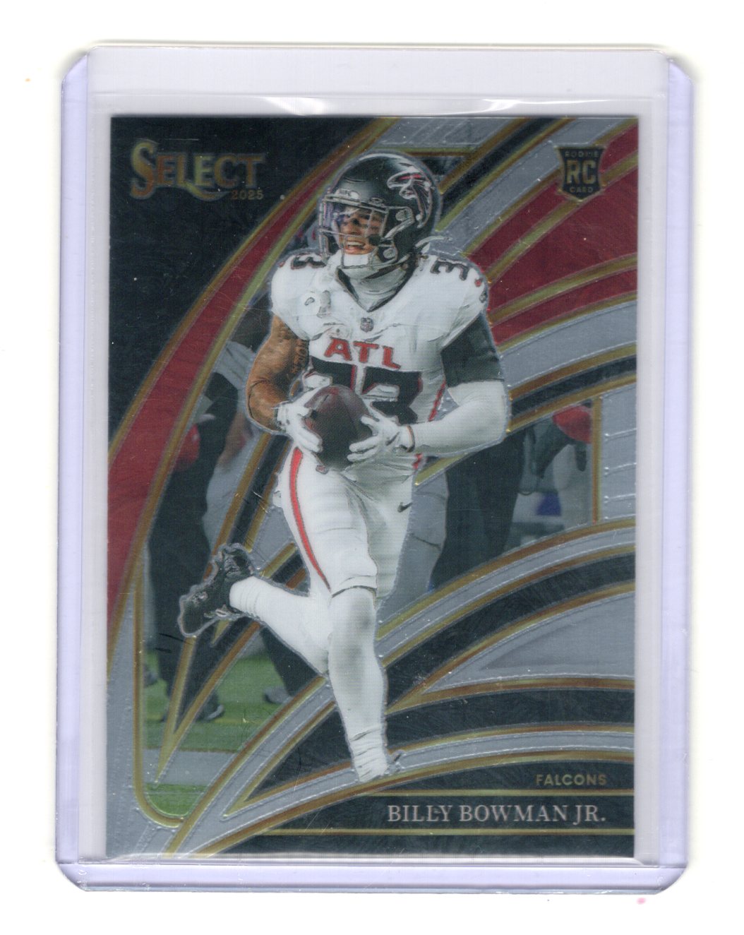 2025 Panini Select Billy Bowman Jr. Card Atlanta Falcons