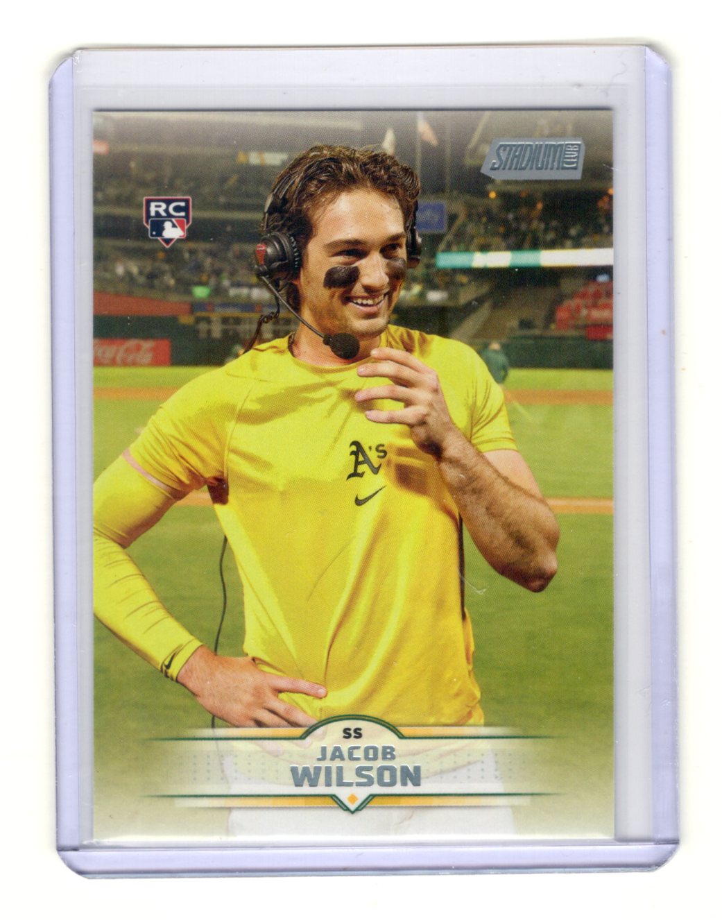 2025 Topps Stadium Club Jacob Wilson RC Rookie #33 Oakland Athletics Baseball