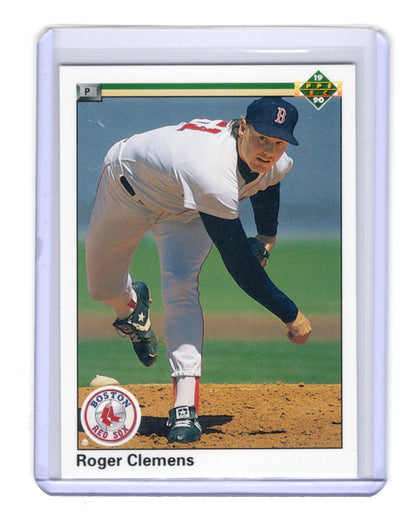 1990 Upper Deck Roger Clemens Card Boston Red Sox