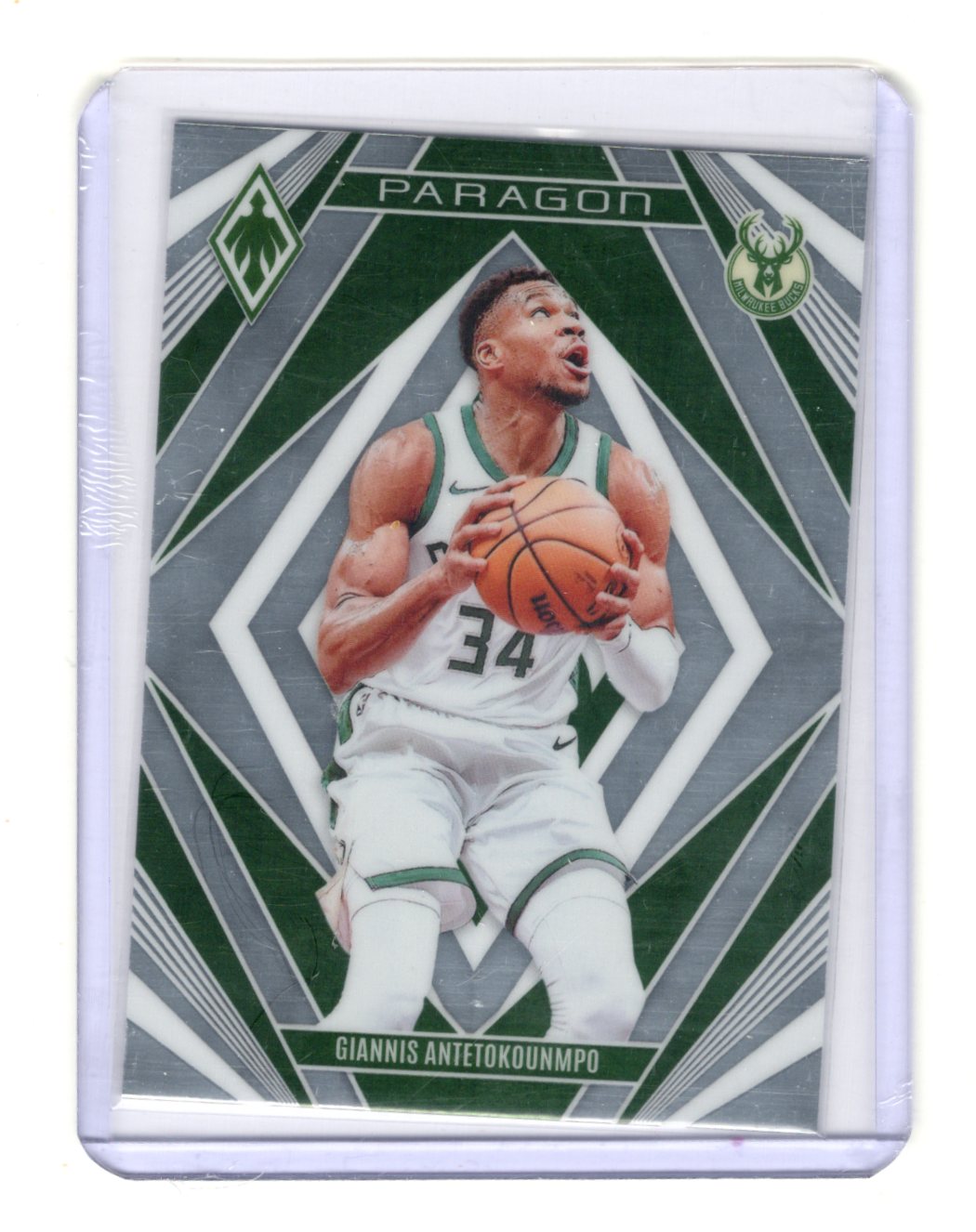 2023-24 Panini Phoenix Giannis Antetokounmpo Card Paragon Milwaukee Bucks