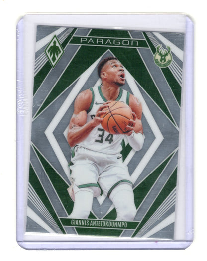 2023-24 Panini Phoenix Giannis Antetokounmpo Card Paragon Milwaukee Bucks