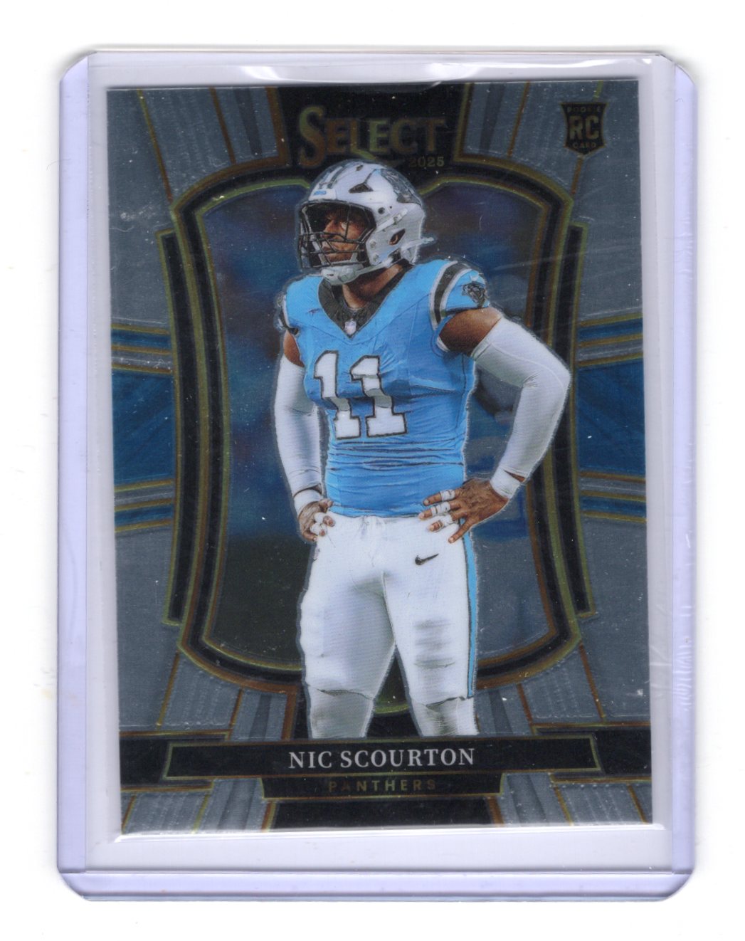 2025 Panini Select Nic Scourton Card Carolina Panthers