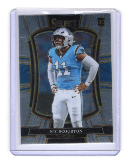 2025 Panini Select Nic Scourton Card Carolina Panthers
