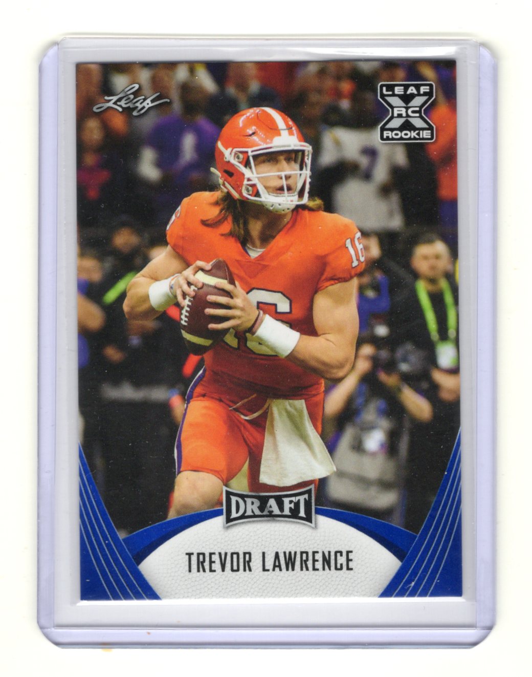 2021 Leaf Draft Trevor Lawrence Card Clemson Tigers