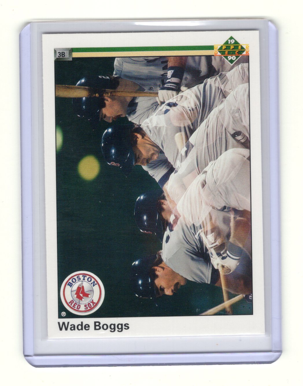 1990 Upper Deck Wade Boggs Card Boston Red Sox