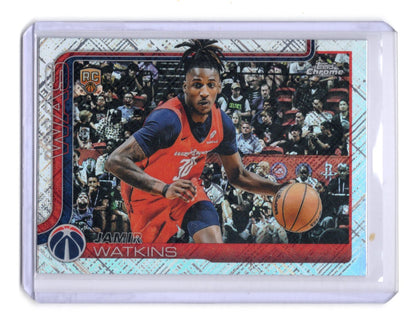 2025-26 Topps Chrome Jamir Watkins Card Skylight Refractor RC Washington Wizards