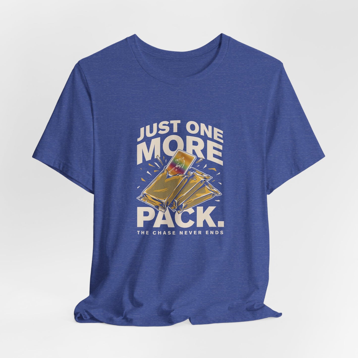 Trading Card Tee — "Just One More Pack" Collector T‑Shirt