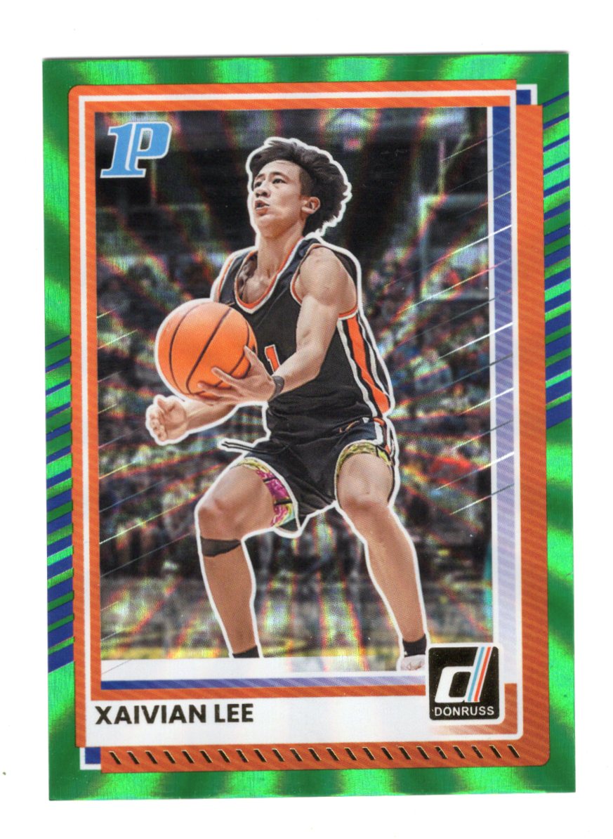 2025-26 Donruss Xaivian Lee Card Holo Green Laser Florida Gators