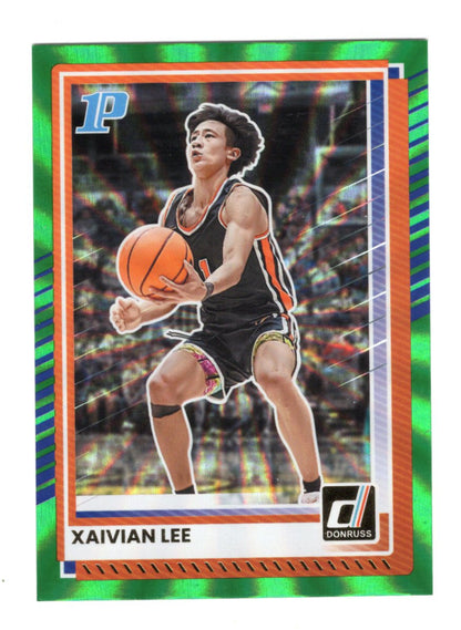 2025-26 Donruss Xaivian Lee Card Holo Green Laser Florida Gators