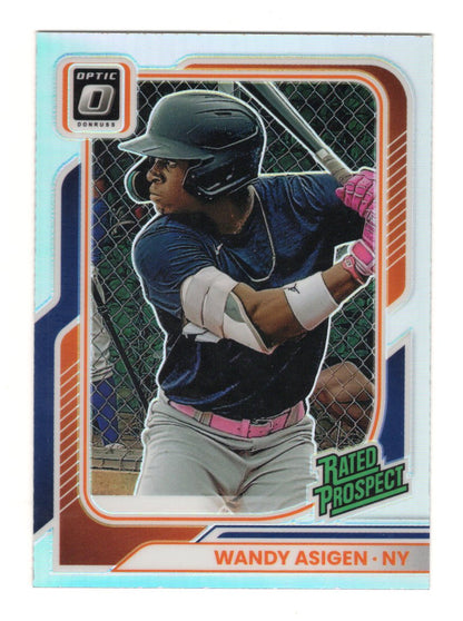2026 Donruss Wandy Asigen Card Optic Holo New York Mets