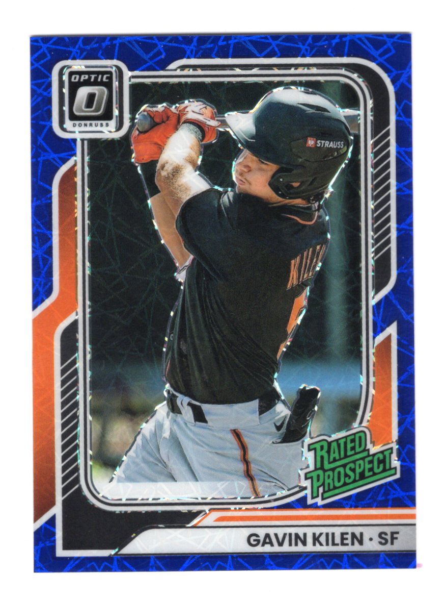 2026 Donruss Gavin Kilen Card Optic Blue Velocity San Francisco Giants