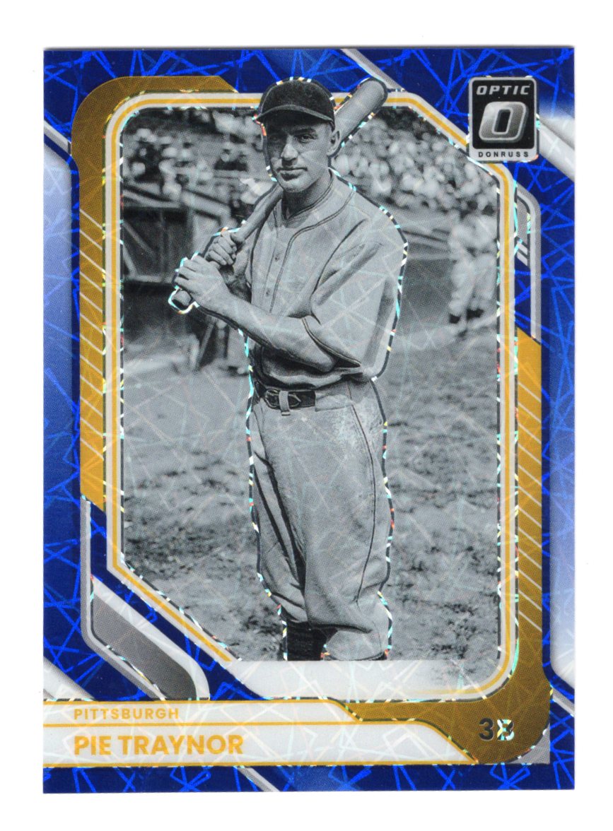 2026 Donruss Pie Traynor Card Optic Blue Velocity Pittsburgh Pirates