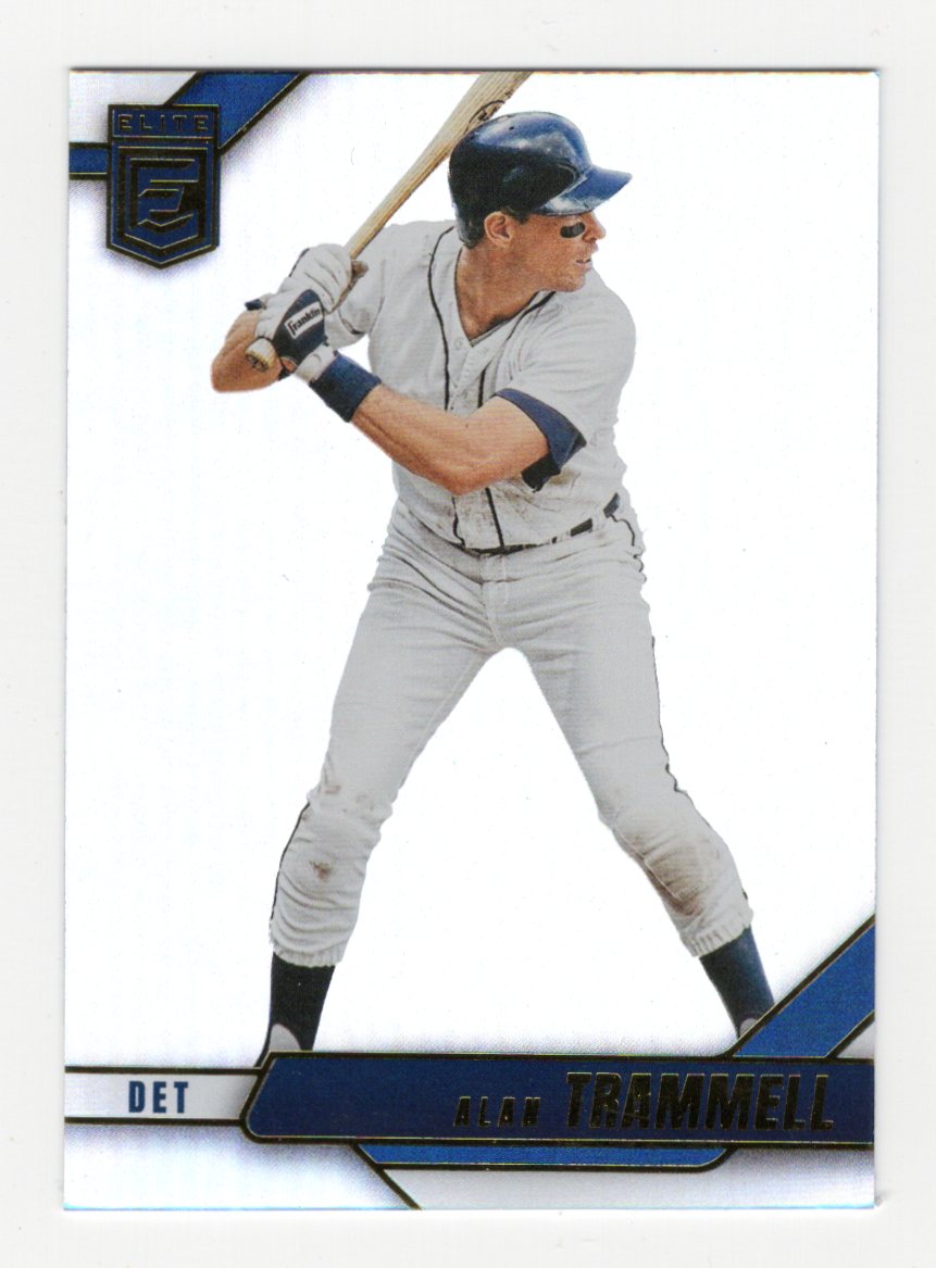 2026 Donruss Elite Alan Trammell Card Detroit Tigers