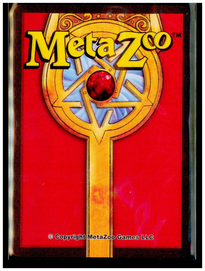 Omen Street Orb 034/165 Gold UFO First Edition MetaZoo Near Mint