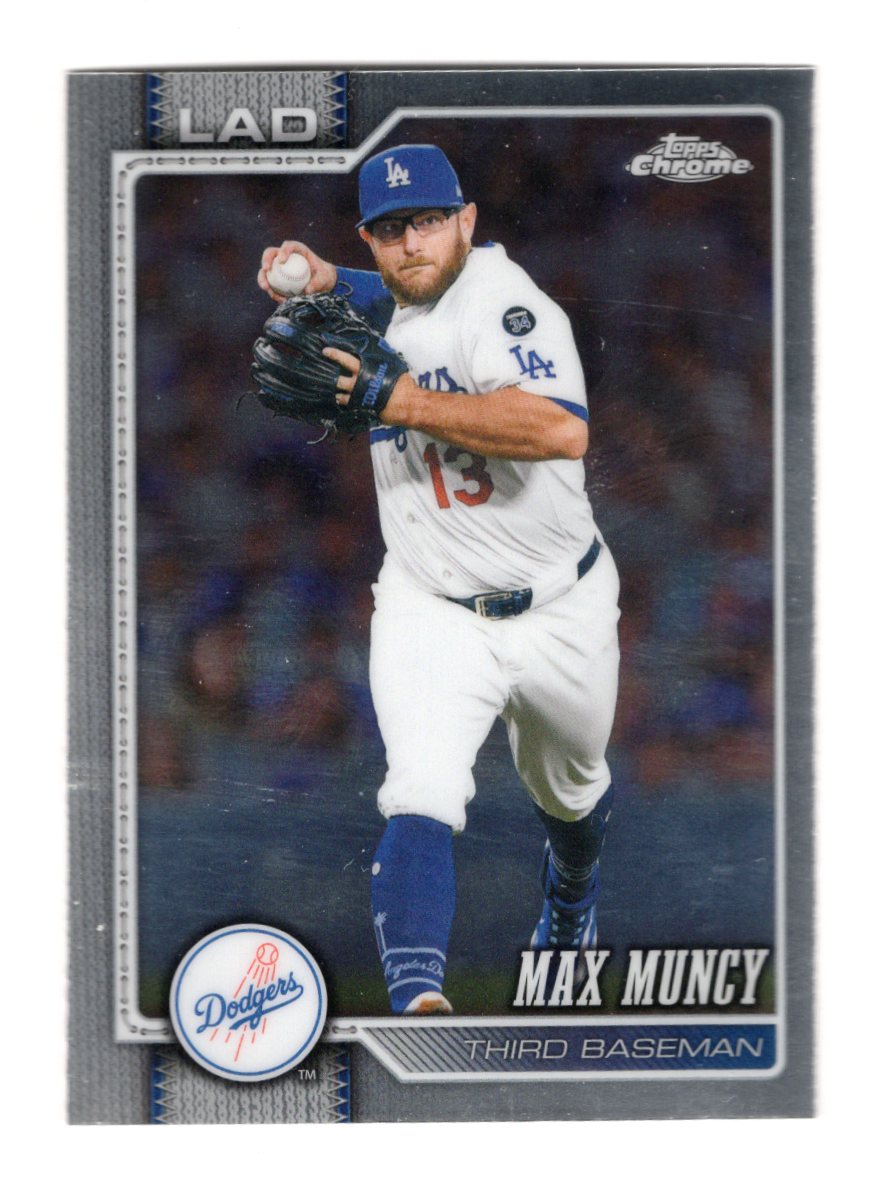 2026 Topps Chrome Max Muncy Card Los Angeles Dodgers