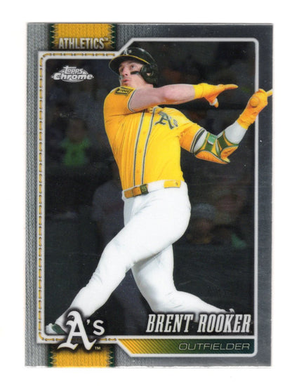 2026 Topps Chrome Brent Rooker Card Athletics