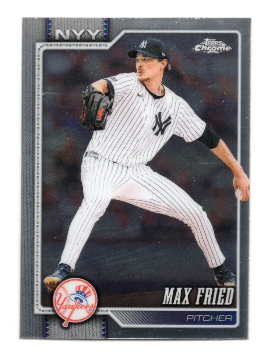 2026 Topps Chrome Max Fried Card New York Yankees