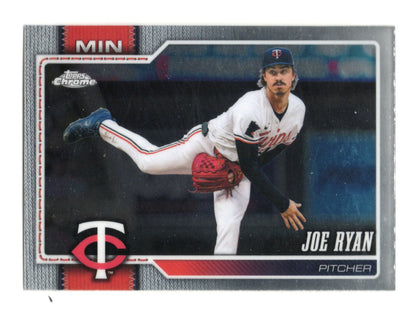 2026 Topps Chrome Joe Ryan Card Minnesota Twins