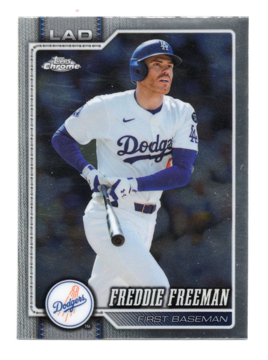 2026 Topps Chrome Freddie Freeman Card Los Angeles Dodgers